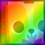Rainbow Huge Holly Corgi
