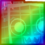 Rainbow Huge Hologram Shark
