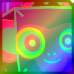 Rainbow Huge Holographic Monkey