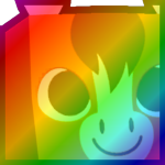Rainbow Huge Horse