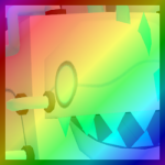 Rainbow Huge Hydra Dino