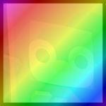 Rainbow Huge Ice Cube Penguin