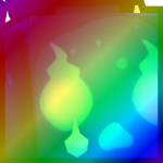 Rainbow Huge Inkwell Wisp
