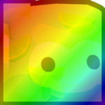 Rainbow Huge Jelly Monkey