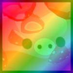 Rainbow Huge Jelly Piggy