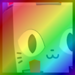 Rainbow Huge Jetpack Cat