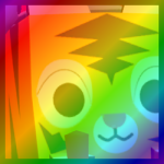 Rainbow Huge Jetpack Tiger