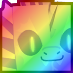 Rainbow Huge Kaiju Sea Dragon