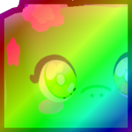 Rainbow Huge Kawaii Dragon
