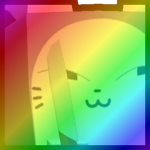 Rainbow Huge Knife Cat