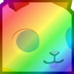Rainbow Huge LeGoat Ball