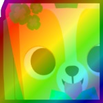 Rainbow Huge Leprechaun Corgi