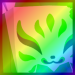 Rainbow Huge Leprechaun Kitsune