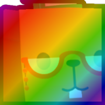 Rainbow Huge Librarian Beaver