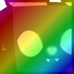 Rainbow Huge Lightning Bat