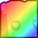Rainbow Huge Love Lamb