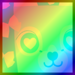 Rainbow Huge Love Lion