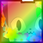 Rainbow Huge Luau Cat