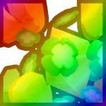 Rainbow Huge Lucki Golem