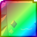 Rainbow Huge Luxe Axolotl