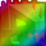 Rainbow Huge Mech Dino