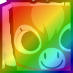Rainbow Huge Merry Mule