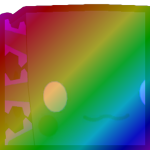 Rainbow Huge Midnight Axolotl