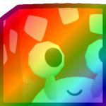 Rainbow Huge Mushroom Snail