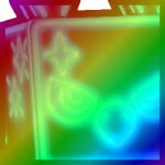 Rainbow Huge Neon Griffin