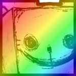 Rainbow Huge Night Terror Cat