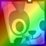 Rainbow Huge Ninja Dalmatian