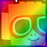 Rainbow Huge Parachute Monkey