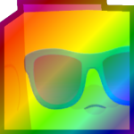 Rainbow Huge Party Crown Ducky