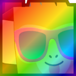 Rainbow Huge Party Monkey