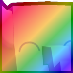 Rainbow Huge Pastel Elephant