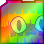 Rainbow Huge Pinata Cat