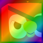 Rainbow Huge Pirate Parrot