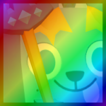 Rainbow Huge Poseidon Dog