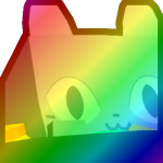 Rainbow Huge Pot of Gold Cat