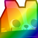 Rainbow Huge Pot of Gold Corgi