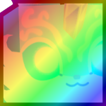 Rainbow Huge Quartz Fox