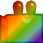 Rainbow Huge Rave Crab
