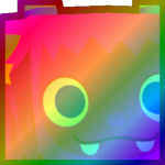 Rainbow Huge Rave Troll