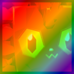 Rainbow Huge Redstone Cat