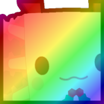 Rainbow Huge Reindeer Axolotl
