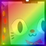Rainbow Huge Reindeer Cat