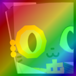 Rainbow Huge Rich Cat