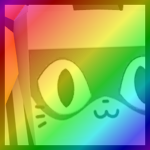 Rainbow Huge Robber Cat