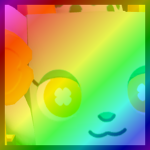 Rainbow Huge Royal Pooka