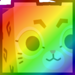 Rainbow Huge Runebound Bobcat